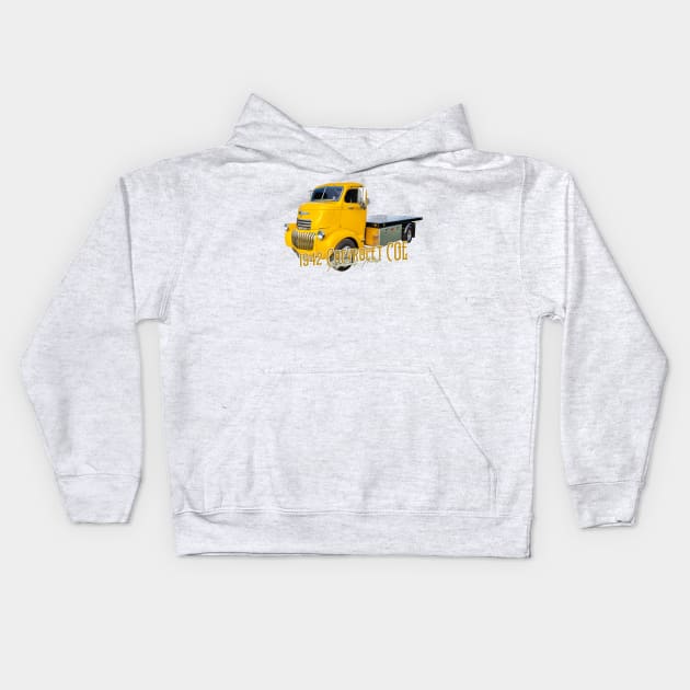 1942 Chevrolet COE Flatbed Truck Kids Hoodie by Gestalt Imagery